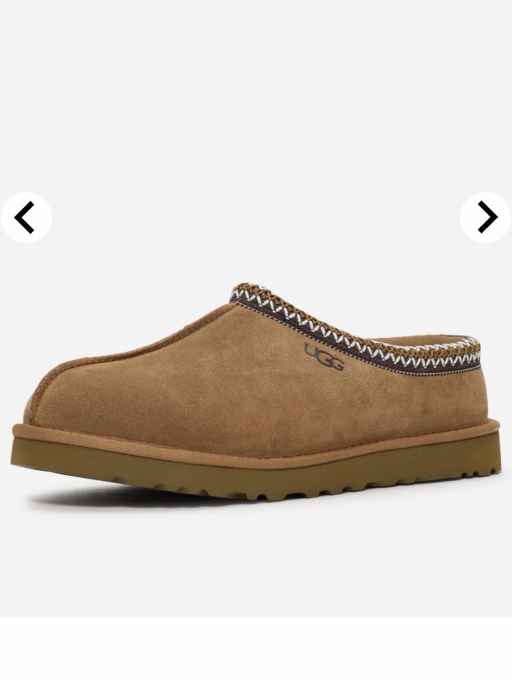 UGG Tasman Slipper Chestnut, Men 9/Women’s 10 New Without Box SN 5950 - Picture 2 of 9